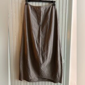 Vintage Donna Karan linen and cotton maxi skirt